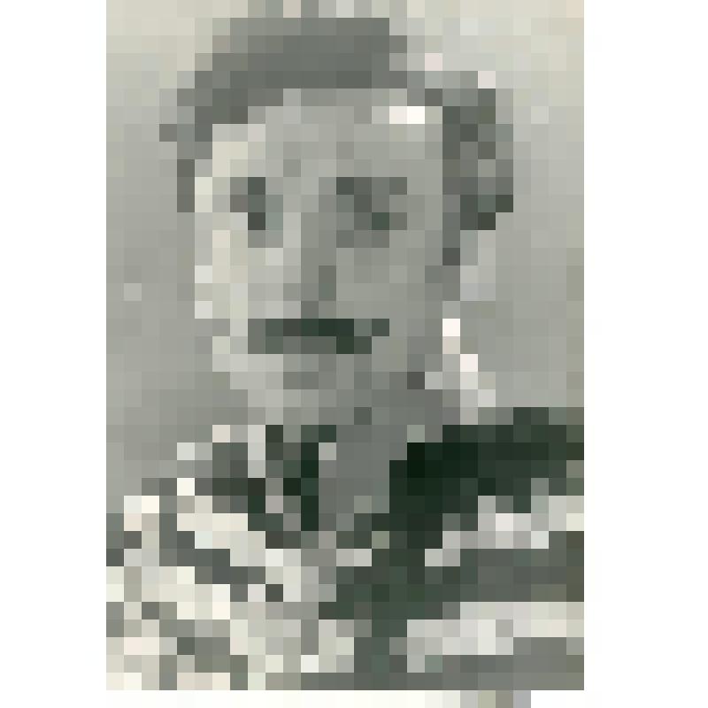 Фотография. Пелымов - Л.М. Черток, погрудно, в фас, в гусарском костюме. "Давным давно" (Пост. - А. Попов. Худ. - Федотов.). Москва, Центральный театр Советской армии