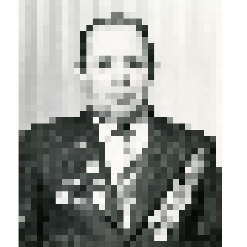 Фотография ч/б. Ермолаев Петр Федорович, ветеран Великой Отечественной войны, работник ТПММ (треста "Проммеханомонтаж")