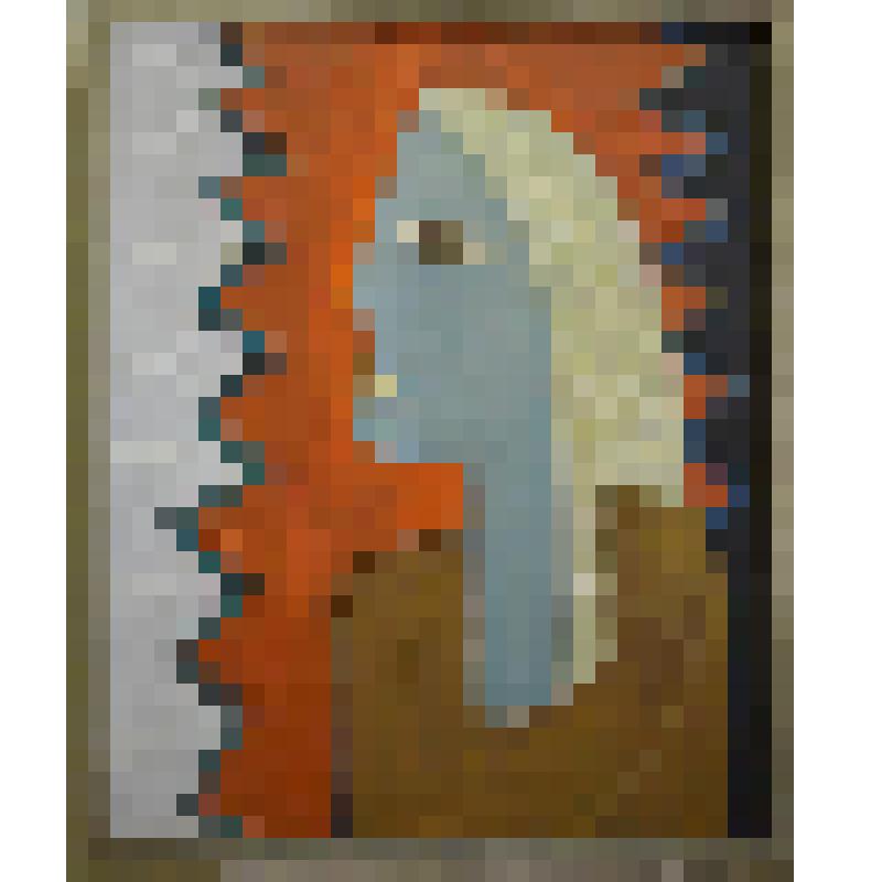 «Портрет с белыми лошадьми». Картина