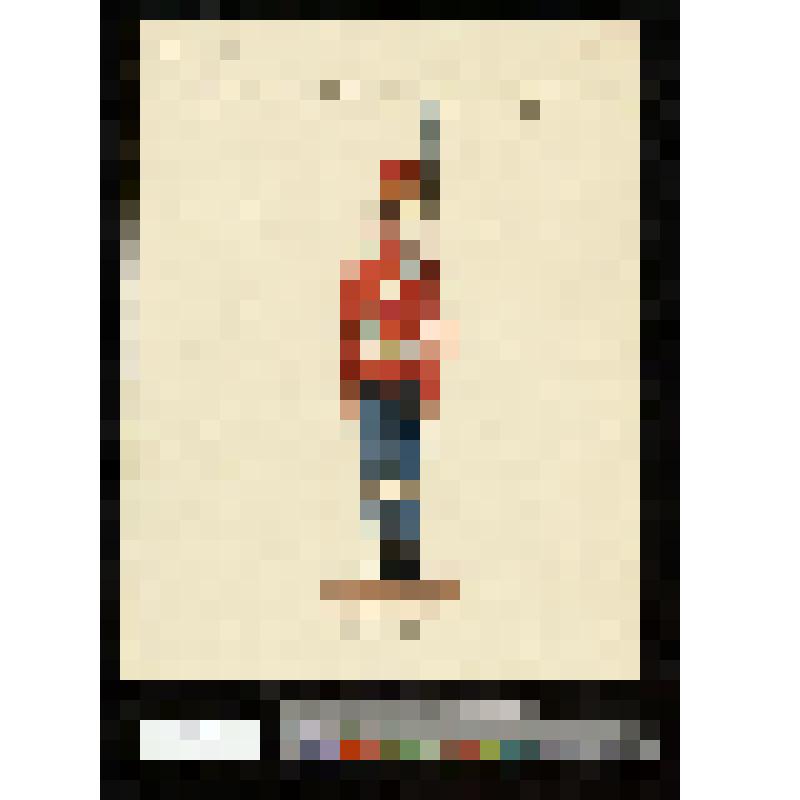 Солдат "красного" пехотного полка турецких войск