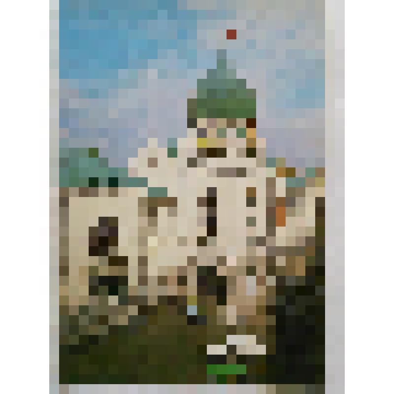 г. Пенза. Здание горкома КПСС и горисполкома. С 1986-го Картинная галерея им. К.А. Савицкого. Бывшее здание Поземельного банка. 1912. из комплекта, фон Гоген Александр Иванович. Фасад здания. Издательство "Планета", Москва