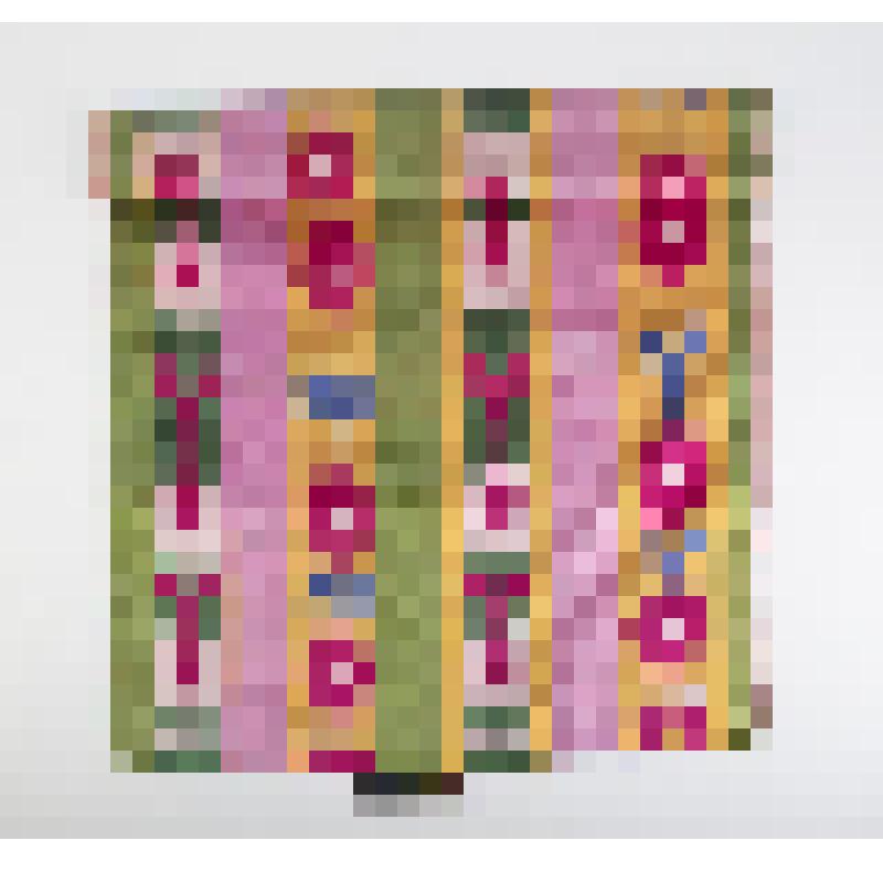 Образец полушелковой ткани. Оседлое население