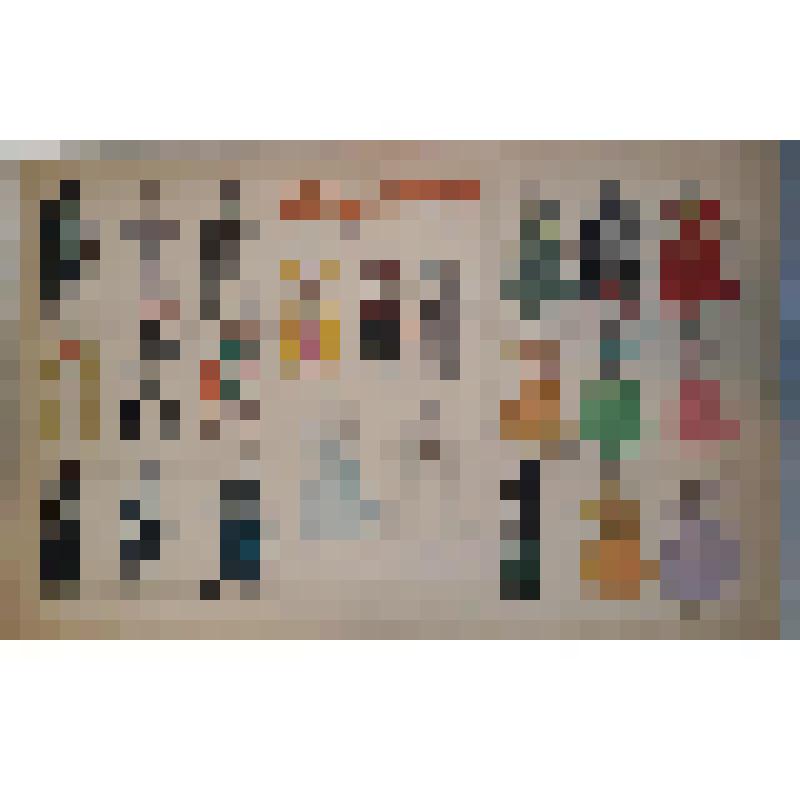 Эскиз костюмов. 23 персонажа. "Аршин Мал-Алан"