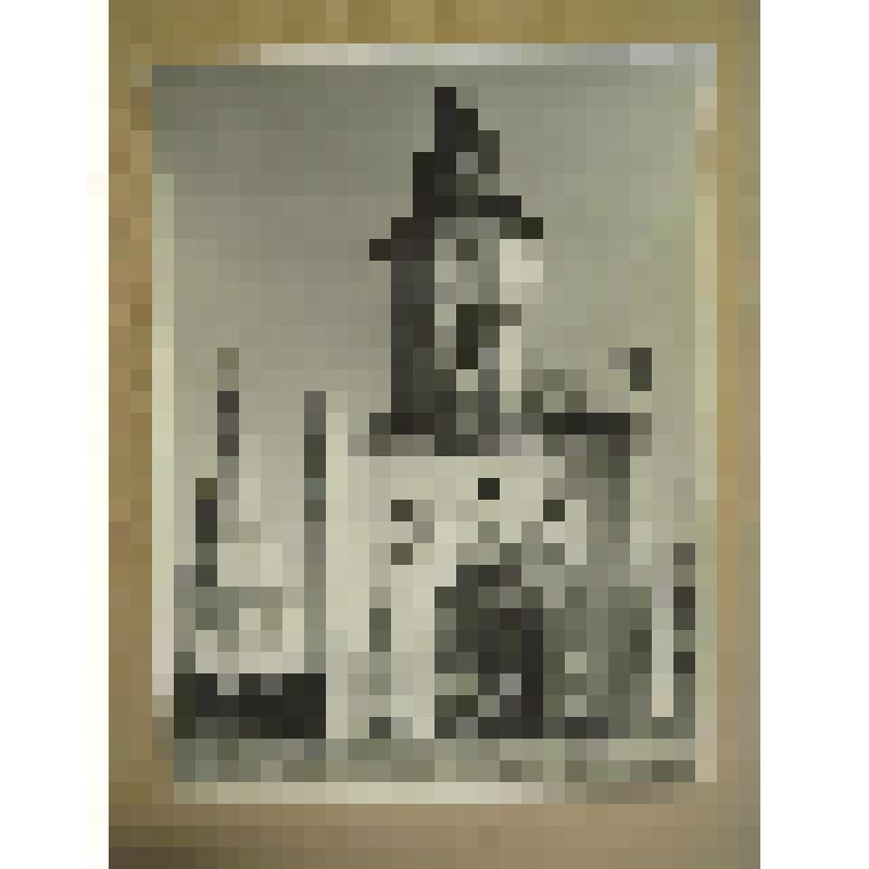 Надвратная церковь Иоанна Богослова. Успенский монастырь. 1694 г.; Успенский монастырь. XVI-XVII вв. Тверская  обл., г. Старица. Успенский монастырь. Ограда. Общий вид с юга