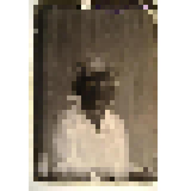 Негатив. Портрет погрудный девочки-подростка