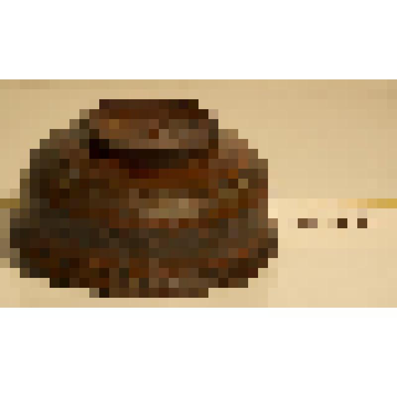 Чаша деревянная, точеная, хохломская на низком стояне