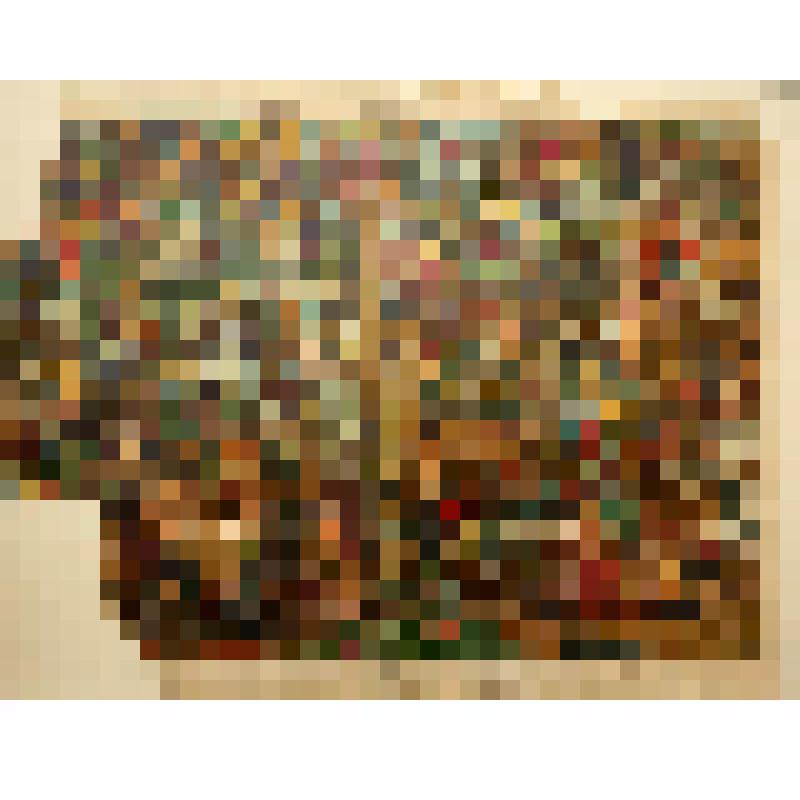 Лубочная картинка "Древо добра и зла"