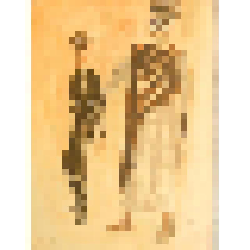 Эскиз костюма. "Тиресий, слепец, прорицатель и мальчик". "Царь Эдип" (Режиссер В. Дудин). Москва, Московский академический театр имени Вл. Маяковского