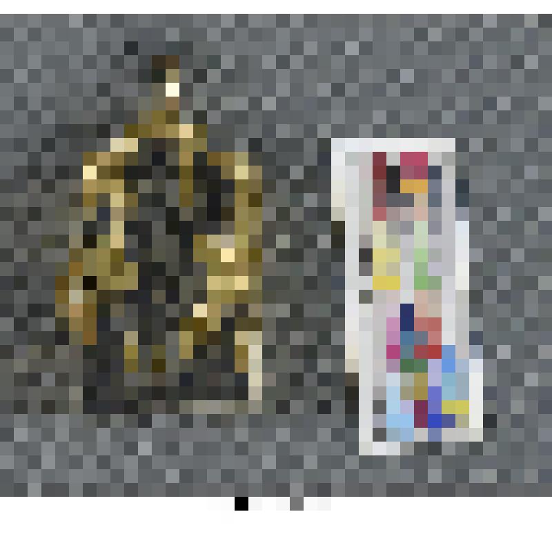 Ковчежец для мощей из ковчега в виде киотца с черневым изображением сввмч. Федора Стратилата