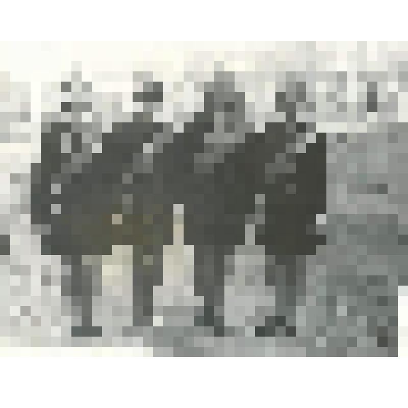 Фотография черно-белая Почетный караул у памятника В.И. Ленина