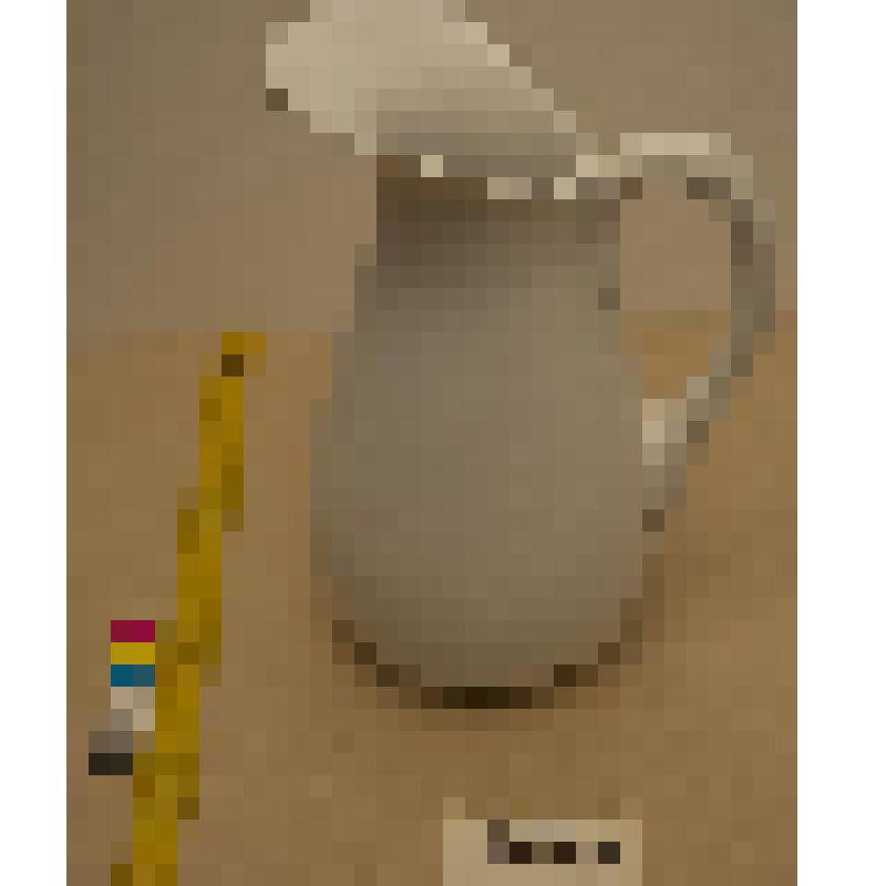 Кувшин от умывального прибора фаянсовый, белый, глазурованный