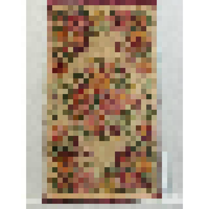 Ковер ворсовый с цветочным рисунком (розы)