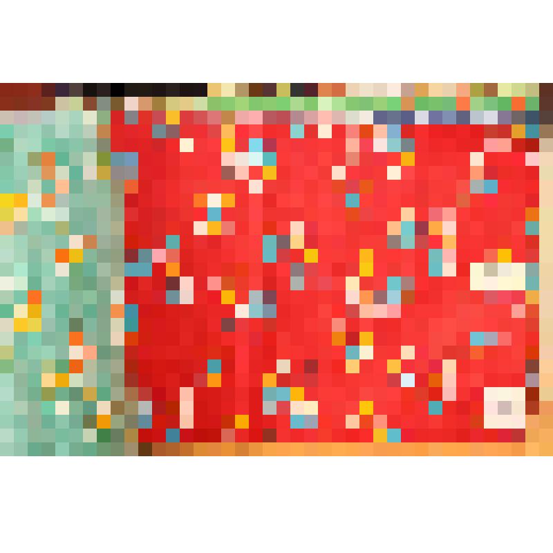 Образец ситца набивного, в альбоме