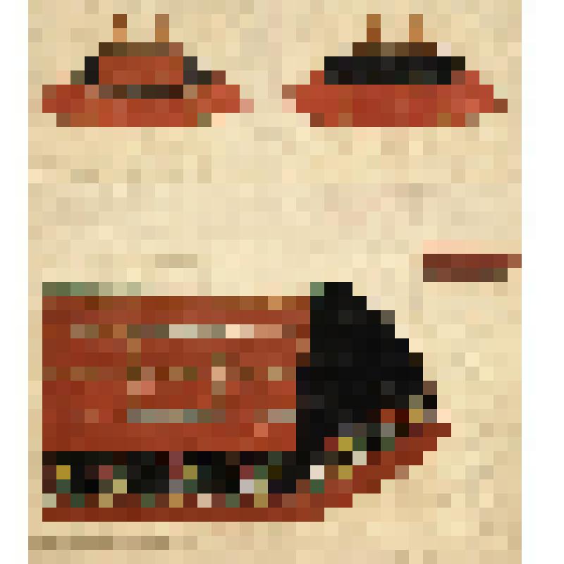 Зарисовки безрукавки и ее фрагментов. Из альбома "Орнамент русской народной женской одежды. Женская одежда средне-русской полосы. Отдельные предметы одежды и детали орнамента. Часть III-А."