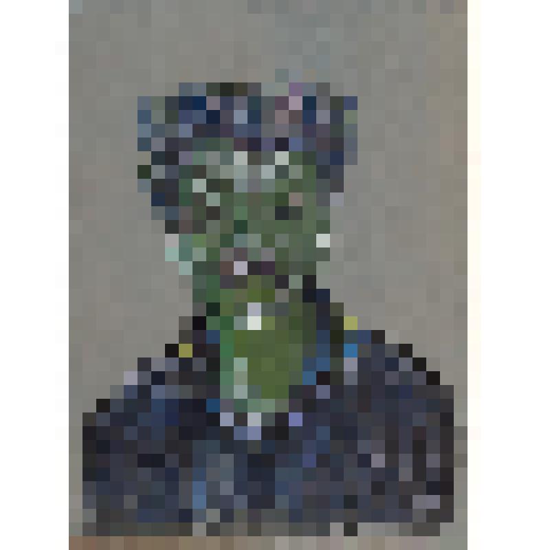 Автопортрет в зеленых тонах