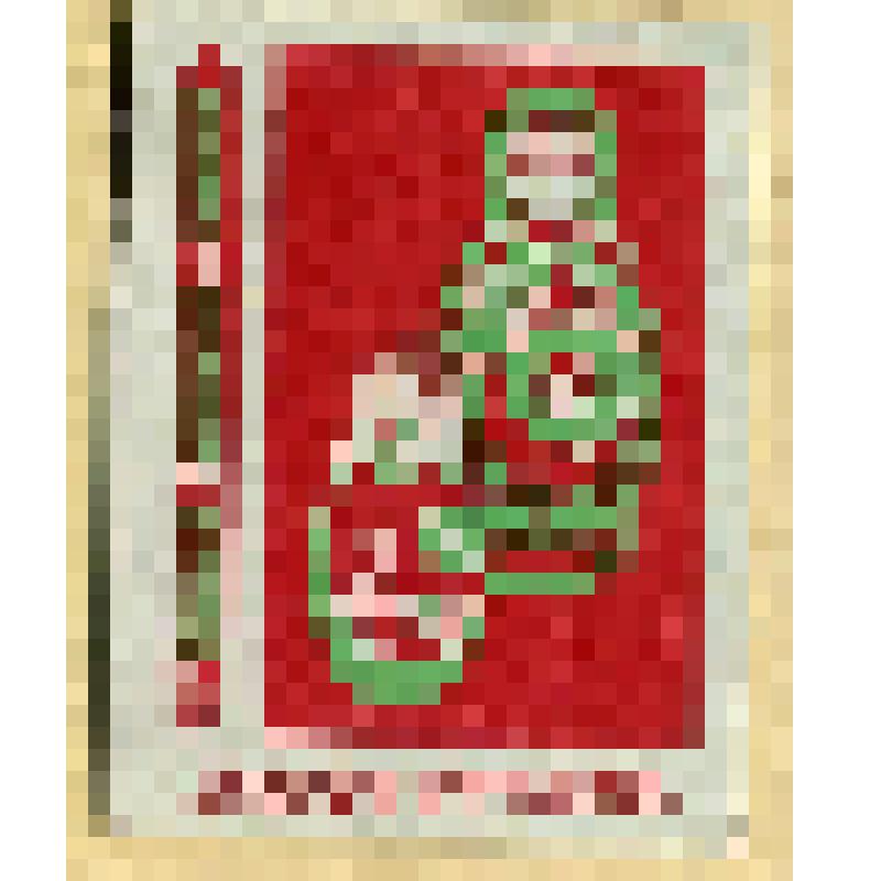 Этикетка спичечная. Русская народная игрушка. Две матрешки