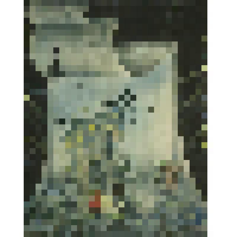 "Легенда об Искремасе" - Ю.Дунский, В. Фрид, А. Митта. Сцена "На кладбище". Эскиз декораций