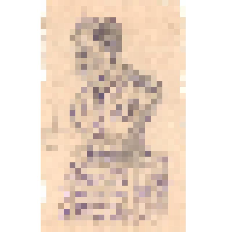 Рисунок. Портрет Гальперина (рисунок бюста с надписью "Герои Сталинграда - великому художнику Гальперовичу")