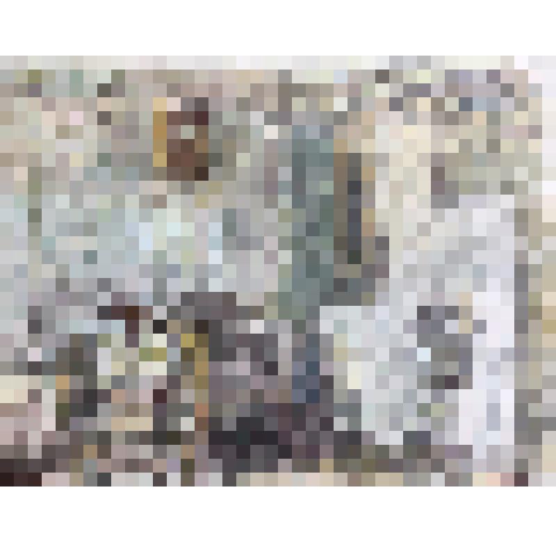 Интерьер комнаты с печкой