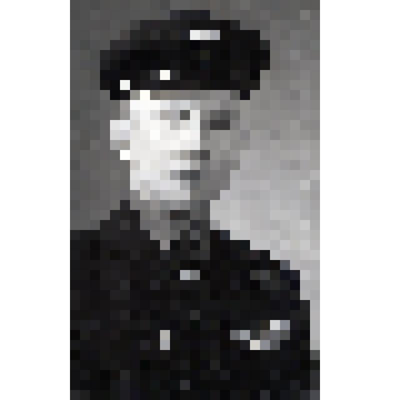 Фотопортрет ч/б (в фотоальбоме). Александров Алексей Никитович. 1970 г