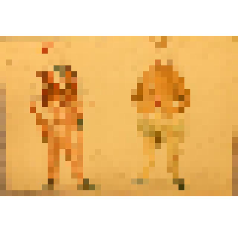 Эскиз костюмов. "Оме дома" и  "Золотой лев" (варианты). "Мадам Бовари" (Режиссер А. Таиров). Москва, Государственный Камерный театр