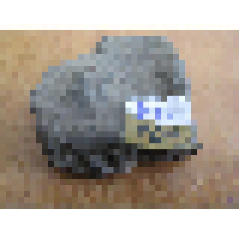 Осколок керамики тонкостенной, обожженой, с темной прослойкой, с орнаментом в виде 2-х параллельных полос из черточек