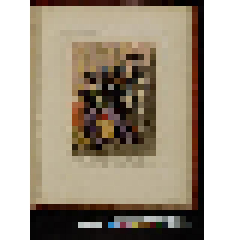 Лист из серии «Les coulisses»: Мужчина и женщина на сцене