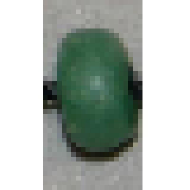 Бисер зеленый круглый уплощенный, №380 в низке