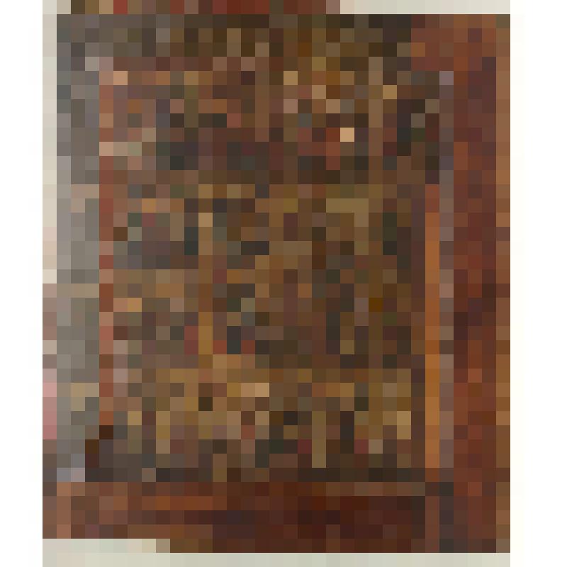 Икона "Воскресение Христово - Сошествие во ад с двунадесятыми праздниками"