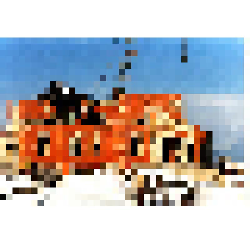 Строительство церкви (без крыши, зима)