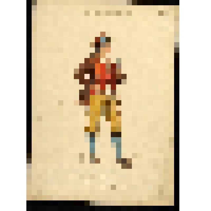 Эскиз мужского костюма. "Кантон Люцерн" (Первые танцоры). "Королева льдов"