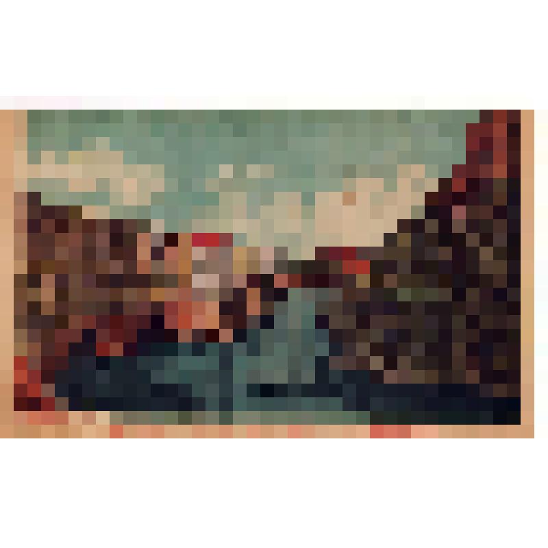 Карточка почтовая "Мост в старом городе" из серии "Виды Тифлиса"