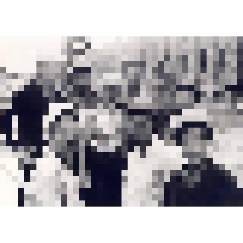 Фото. Бригада каменщиков заслуженного строителя РСФСР, депутата Городского Совета г. Уфы Шарифгалеева Адгама (в 1-м ряду слева). СУ-2 треста БНЗС