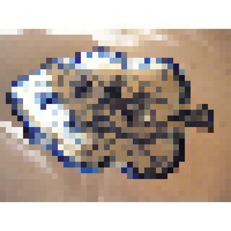 Гжель, пепельница-листик