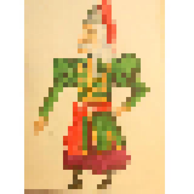 Эскиз куклы. "Сотник". Театр кукол. "Майская ночь, или Утопленница" (Режиссер В. Бредис). Кострома