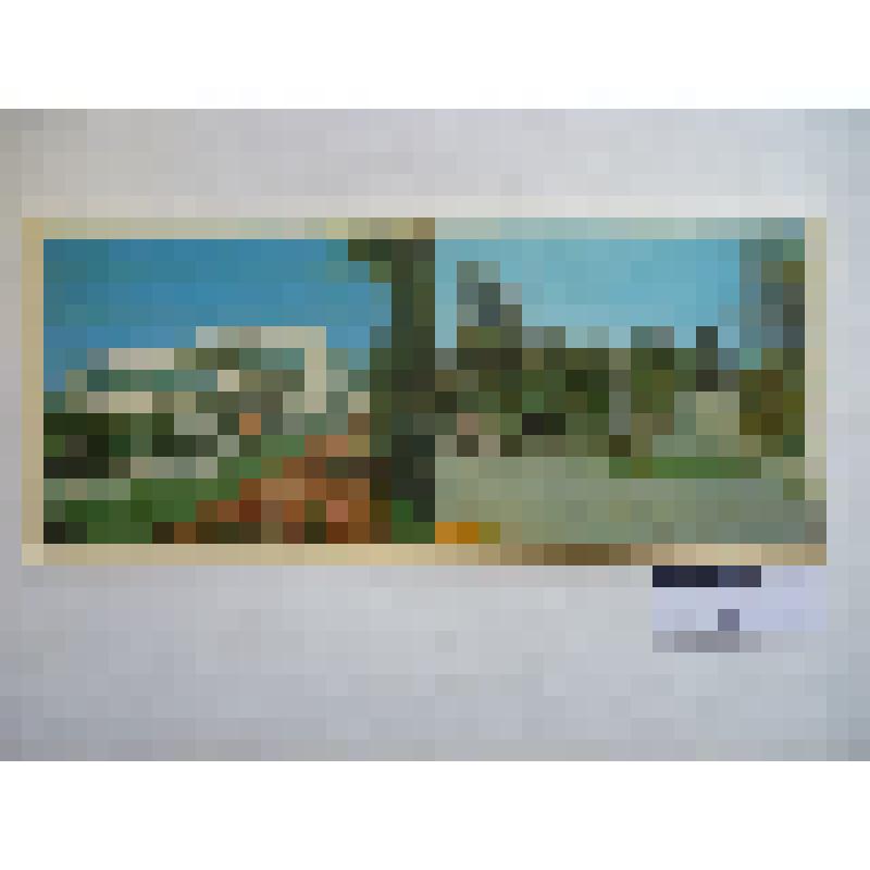 Комплект открыток "Симферополь". Открытка "Симферополь". Крымский украинский музыкально-драматический театр. Памятник К. А. Треневу