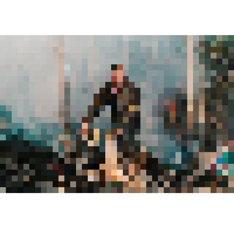 Фотография. Один из членов организации "Экологическая вахта Сахалина" во ремя тушения лесного пожара