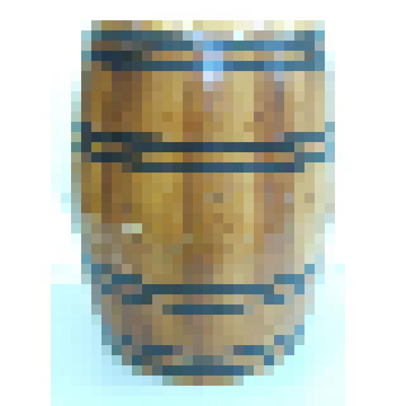 Бочонок керамический большой для сыпучих продуктов, из коллекции бытовых вещей семьи Майоровых