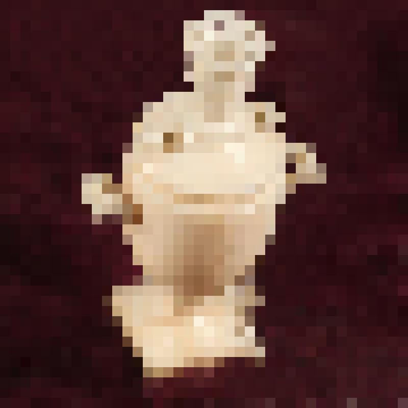 Коробка с костяными бирюльками: самовар