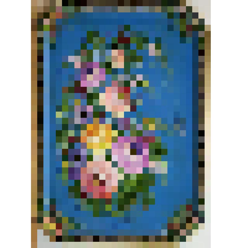 Небесный. Поднос. Из диптиха "Краски лета"