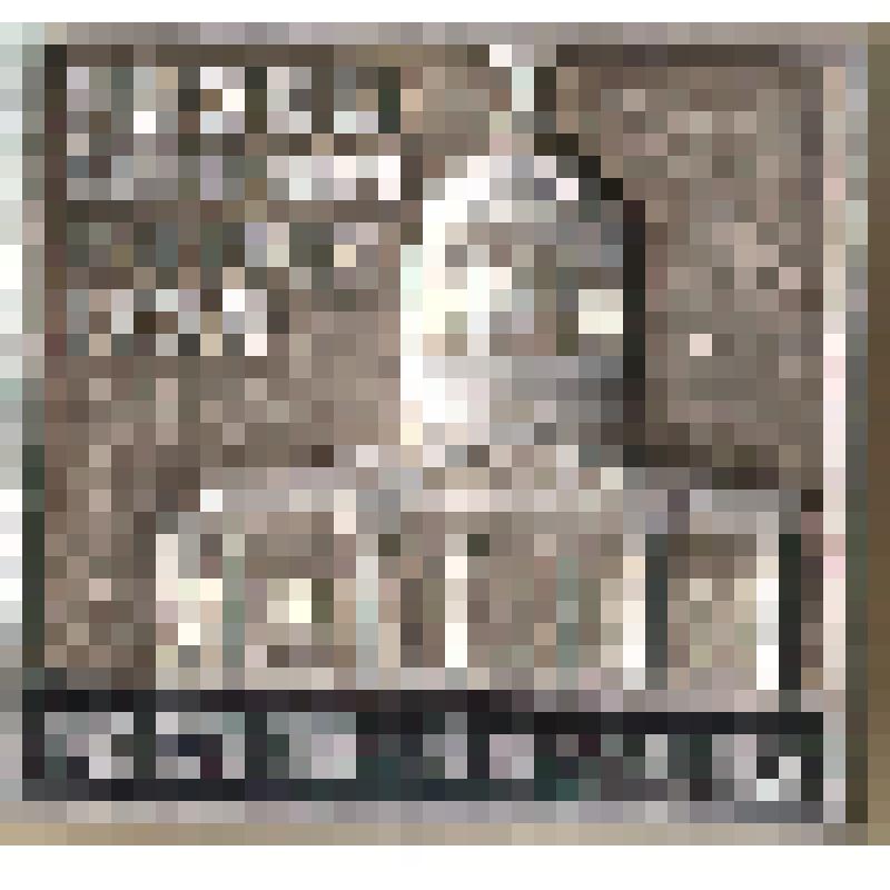 Значок нагрудный "Музей Сурб-хач. 1779 Ростов-на-Дону", прямоугольной формы, серебристо-зеленого цвета. Из коллекции по теме "Музеи России"