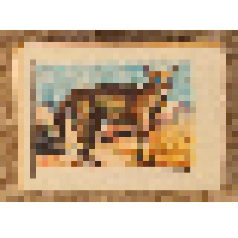 Коробок спичечный сувенирный "Каракал", из набора спичек сувенирного "Занесены в Красную Книгу СССР". 1982 г