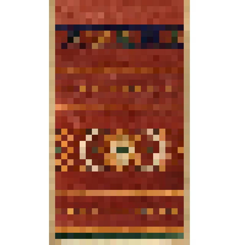 Зарисовка образца закладного ткачества рукава женской рубахи. Из альбома «Русское народное искусство. Узорное ткачество»