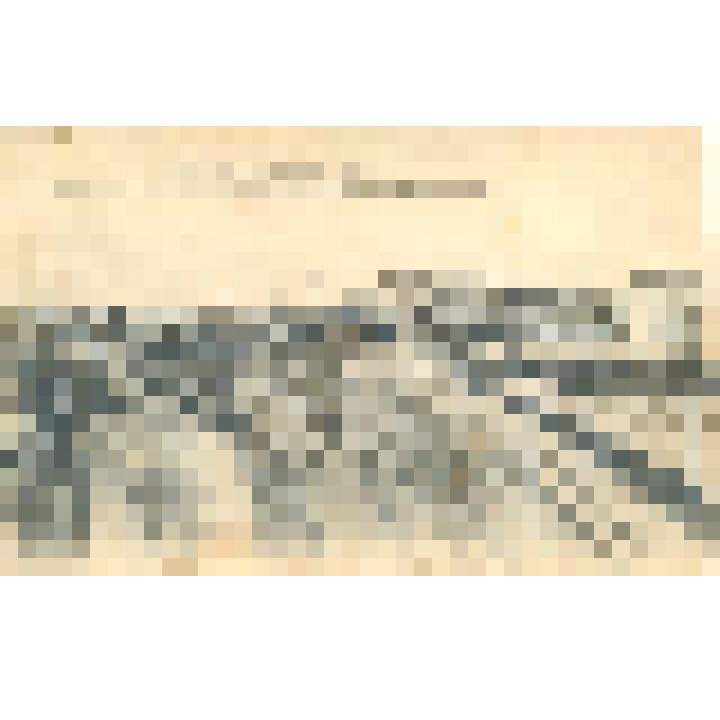 Карточка почтовая черно-белая.  Харьков. Железнодорожные линии при вокзале