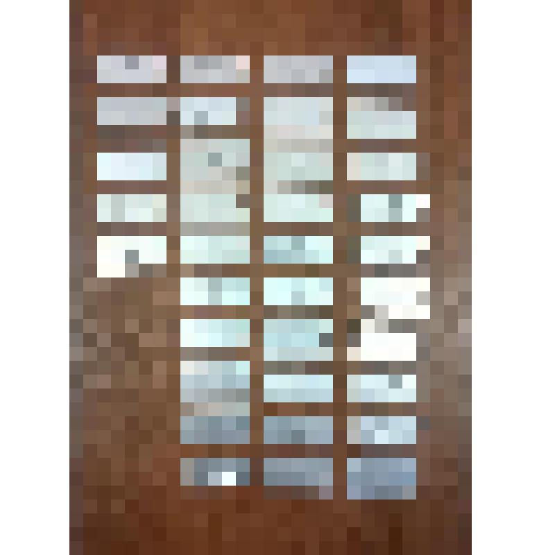 Тифлотехника учебная. Комплект пластинок из (алфавит 35 шт.) для написания букв по Брайлю Саранчина К