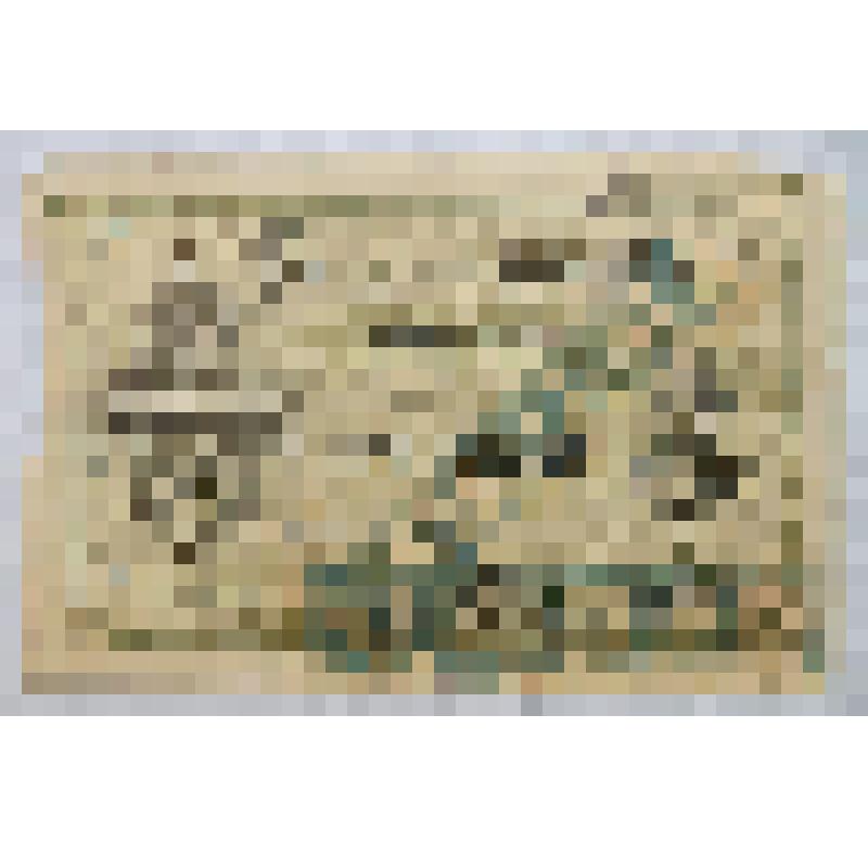 Государственный кредитный билет 3 рубля со штампом "Фальшивый"