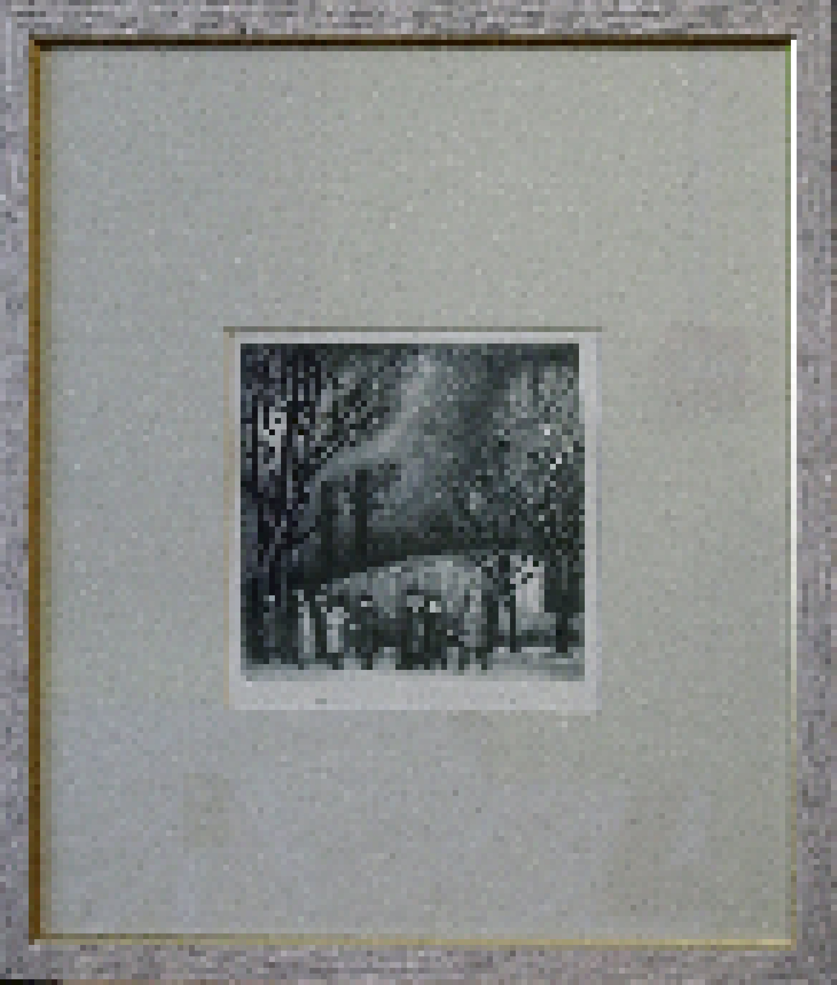 Офорт "Утро" ( Из серии "Город в Подмосковье" ПКМ оф 2067/1-3)