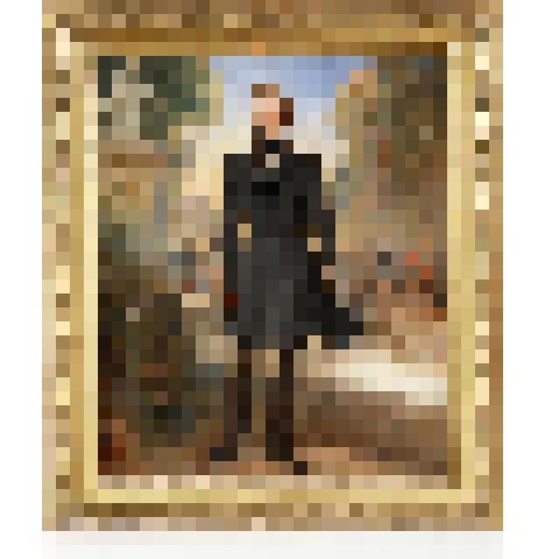 Картина. "Портрет неизвестного участника  Отечественной войны 1812 года."