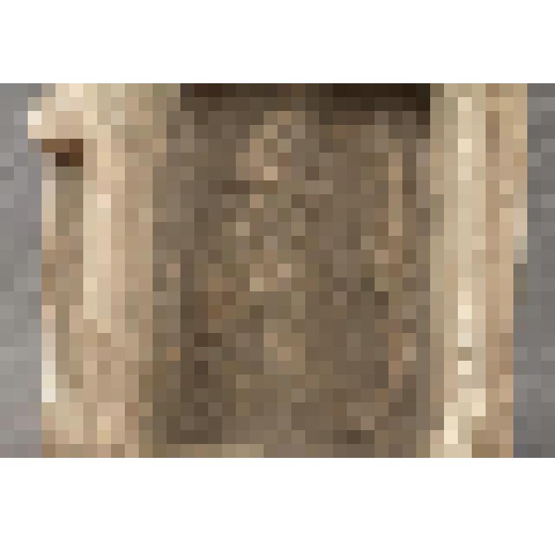 Изразец печной гладкий угловой