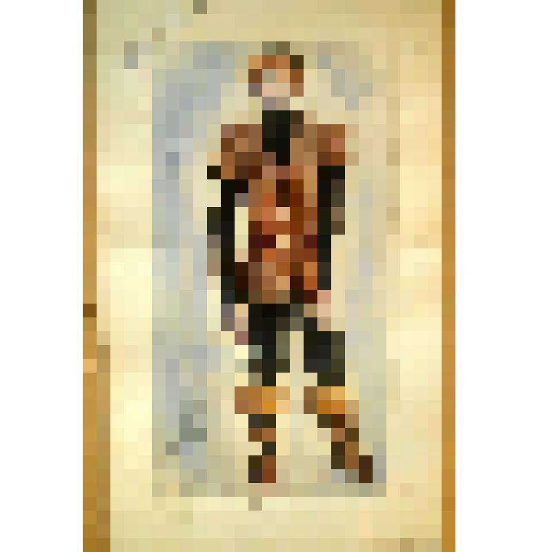 Эскиз костюма. "Ахан". "Ахан-сери-Актонты". Казахская ССР, Алма-Ата. Казахский государственный театр для детей и юношества им. Г. Мусрепова